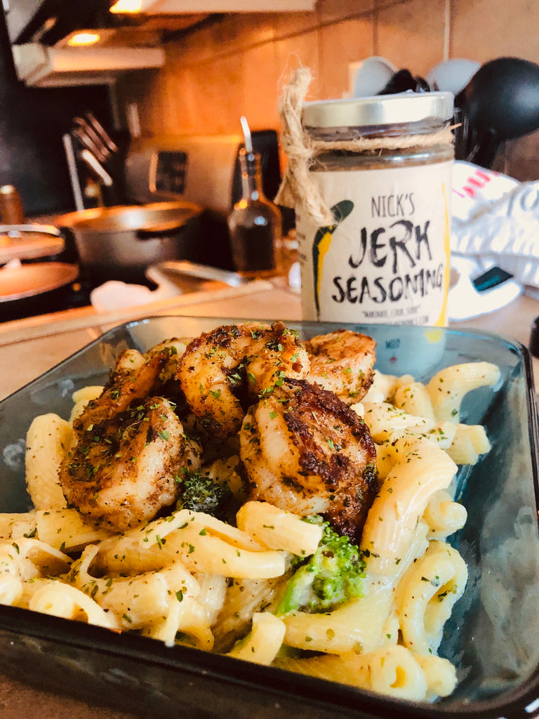 Jerk Shrimp Alfredo – Nick's Seasonings